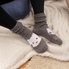 image:imageBambooMN Super Soft Warm Cute Animal Face NonSlip Fuzzy Crew Winter Home Socks Value PackAssortment 23