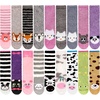 image:imageBambooMN Super Soft Warm Cute Animal Face NonSlip Fuzzy Crew Winter Home Socks Value PackAssortment 24