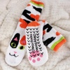 image:imageBambooMN Super Soft Warm Cute Womens Animal NonSlip Fuzzy Fluffy Crew Winter Home Socks21 Calico Cat