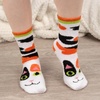 image:imageBambooMN Super Soft Warm Cute Womens Animal NonSlip Fuzzy Fluffy Crew Winter Home Socks21 Calico Cat