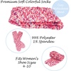 image:imageBambooMN Super Soft Warm Knobby Microfiber Fuzzy Socks  Value PackAssortment C