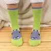 image:imageBambooMN Super Soft Warm Microfiber Fun Fuzzy Cozy Home Socks  8 Pair Value PackAnimal Asst 8a