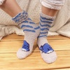 image:imageBambooMN Super Soft Warm Microfiber Fun Fuzzy Cozy Home Socks  8 Pair Value PackAnimal Asst 8b