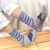 image:imageBambooMN Super Soft Warm Microfiber Fun Fuzzy Cozy Home Socks  8 Pair Value PackAnimal Asst 8d
