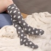 image:imageBambooMN Super Soft Warm Microfiber Fuzzy Knee High Polka Dots Socks  3 Pair6 Pair  Value PackAssortment 99