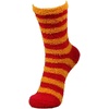image:imageBambooMN Super Soft Warm Microfiber Fuzzy Team Spirit Socks 4 PairsRedYellow