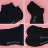 image:imageBambooMN Unisex Men and Womens Rayon from Bamboo Wool Blend Athletic Ankle Socks for Home Travel Work and Sport 2 Pairs01 Black  4 Prs