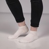 image:imageBambooMN Unisex Men and Womens Rayon from Bamboo Wool Blend Athletic Ankle Socks for Home Travel Work and Sport 2 Pairs02 White  1 Pr