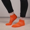 image:imageBambooMN Unisex Men and Womens Rayon from Bamboo Wool Blend Athletic Ankle Socks for Home Travel Work and Sport 2 Pairs09 Orange  1 Pr