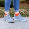 image:imageBambooMN Unisex Men and Womens Rayon from Bamboo Wool Blend Athletic Ankle Socks for Home Travel Work and Sport 2 Pairs09 Orange  2 Prs