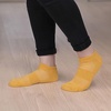 image:imageBambooMN Unisex Men and Womens Rayon from Bamboo Wool Blend Athletic Ankle Socks for Home Travel Work and Sport 2 Pairs10 Yellow  2 Prs