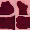 image:imageBambooMN Unisex Men and Womens Rayon from Bamboo Wool Blend Athletic Ankle Socks for Home Travel Work and Sport 2 Pairs11 Maroon  4 Prs
