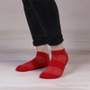 image:imageBambooMN Unisex Men and Womens Rayon from Bamboo Wool Blend Athletic Ankle Socks for Home Travel Work and Sport 2 Pairs13 Cherry Red  1 Pr