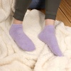 image:imageBambooMN Womens Aloe Infused Fuzzy Nylon Moisturizing Spa Socks  Aquamarine  Size 48  9 PairsAsst H 6 Pairs