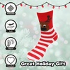 image:imageBambooMN Womens Christmas Xmas Animal Super Soft Cozy Warm Fuzzy Comfy Home Indoor Outdoor SocksAsst G