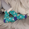 image:imageBambooMN Womens Classic Thick Winter Fleeced Thermal Cabin Crew Slipper Socks 1 Pair05 Snowman