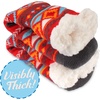 image:imageBambooMN Womens Classic Thick Winter Fleeced Thermal Cabin Crew Slipper Socks 1 Pair06 Design