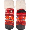 image:imageBambooMN Womens Classic Thick Winter Fleeced Thermal Cabin Crew Slipper Socks 1 Pair06 Design