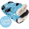 image:imageBambooMN Womens Classic Thick Winter Fleeced Thermal Cabin Crew Slipper Socks 1 Pair07 Dogs