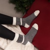 image:imageBambooMN Womens Double Layer Thick Cabin Winter Socks  3 PairsAsst B