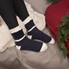 image:imageBambooMN Womens Double Layer Thick Cabin Winter Socks  3 PairsAsst B