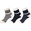 image:imageBambooMN Womens Double Layer Thick Cabin Winter Socks  3 PairsAsst B
