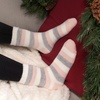 image:imageBambooMN Womens Double Layer Thick Cabin Winter Socks  3 PairsAsst C