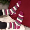 image:imageBambooMN Womens Double Layer Thick Cabin Winter Socks  3 PairsAsst C