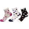 image:imageBambooMN Womens Double Layer Thick Cabin Winter Socks  3 PairsAsst D