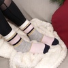 image:imageBambooMN Womens Double Layer Thick Cabin Winter Socks  3 PairsAsst E