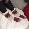 image:imageBambooMN Womens Double Layer Thick Cabin Winter Socks  3 PairsAsst E