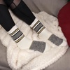 image:imageBambooMN Womens Double Layer Thick Cabin Winter Socks  3 PairsAsst E