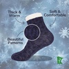 image:imageBambooMN Womens Double Layer Thick Cabin Winter Socks  3 PairsAsst F