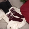 image:imageBambooMN Womens Double Layer Thick Cabin Winter Socks  3 PairsAsst F