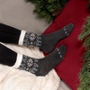 image:imageBambooMN Womens Double Layer Thick Cabin Winter Socks  3 PairsAsst F