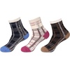image:imageBambooMN Womens Double Layer Thick Cabin Winter Socks  3 PairsAsst G