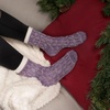 image:imageBambooMN Womens Double Layer Thick Cabin Winter Socks  3 PairsAsst H