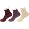 image:imageBambooMN Womens Double Layer Thick Cabin Winter Socks  3 PairsAsst J