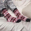 image:imageBambooMN Womens Double Layer Thick Super Soft Cozy Warm Fuzzy Comfy Home Indoor Outdoor Cabin Sock 1 PairStyle No 08