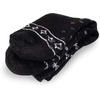 image:imageBambooMN Womens Double Layer Thick Super Soft Cozy Warm Fuzzy Comfy Home Indoor Outdoor Cabin Sock 1 PairStyle No 33