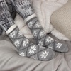 image:imageBambooMN Womens Double Layer Thick Super Soft Cozy Warm Fuzzy Comfy Home Indoor Outdoor Cabin Sock 1 PairStyle No 53