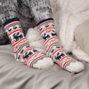 image:imageBambooMN Womens Double Layer Thick Super Soft Cozy Warm Fuzzy Comfy Home Indoor Outdoor Cabin Sock 1 PairStyle No 54