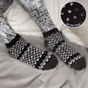 image:imageBambooMN Womens Double Layer Thick Super Soft Cozy Warm Fuzzy Comfy Home Indoor Outdoor Cabin Sock 1 PairStyle No 56