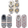 image:imageBambooMN Womens Double Layer Thick Super Soft Warm Fuzzy Home Outdoor Winter SocksAnklet  Asst E