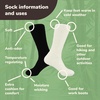 image:imageBambooMN Womens Extra Thick Wicking Rayon from Bamboo Socks  4 Pair Value PackBlack 4 Pairs