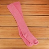 image:imageBambooMN Womens Fuzzy Knee High Socks  Polka Dots and Solid Colors  2 Sizes  1 Pair PackPink