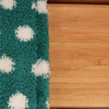 image:imageBambooMN Womens Fuzzy Knee High Socks  Polka Dots and Solid Colors  2 Sizes  1 Pair PackTeal