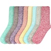 image:imageBambooMN Womens Fuzzy Warm Feather Soft Socks  Value Packs8a