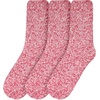 image:imageBambooMN Womens Fuzzy Warm Feather Soft Socks  Value PacksMagenta
