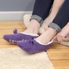 image:imageBambooMN Womens Gradient Cozy Fuzzy Indoor Home Slippers  1 PairFancy Dark Purple